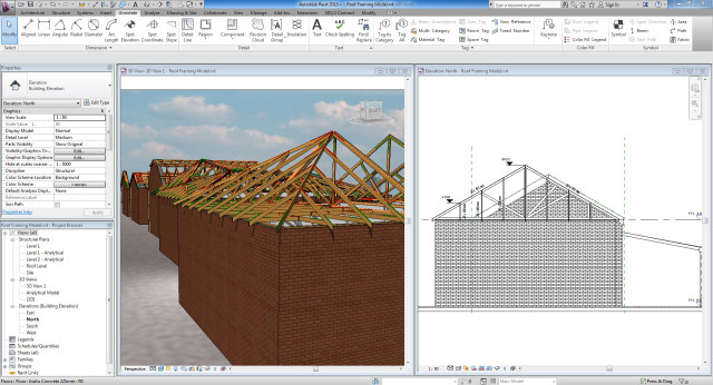 Timber Roof Framing Extensions For Revit 2013